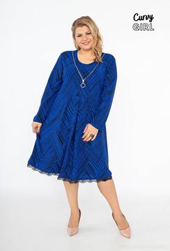 Picture of PLUS SIZE CHIC DRESS WITH SEQUINS
